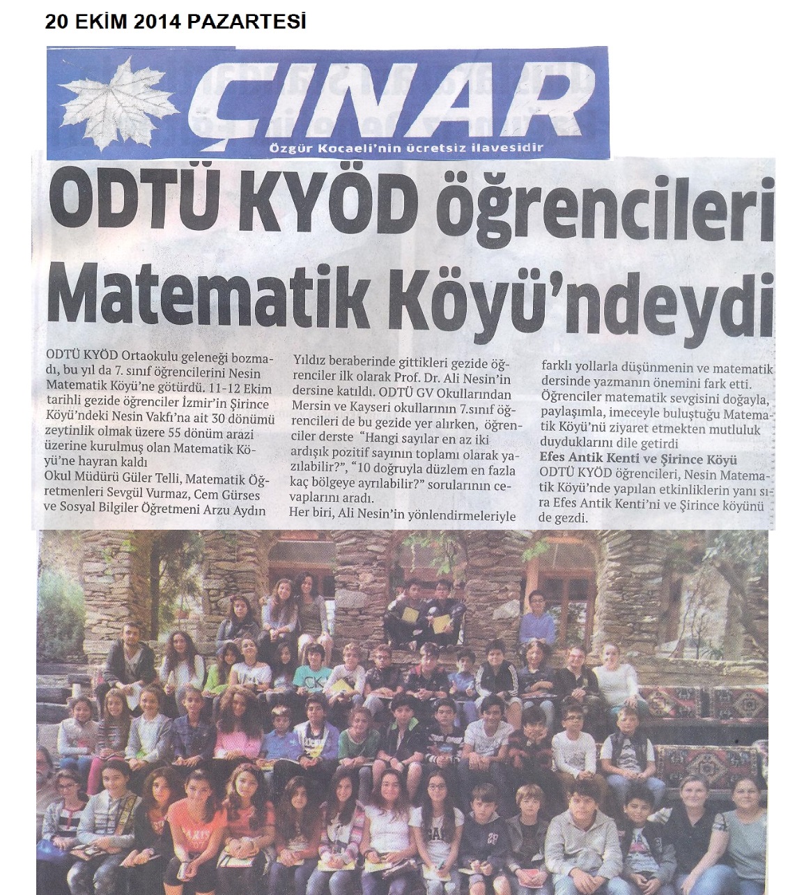 , ODTÜ KYÖD Öğrencileri Matematik Köyü&#8217;ndeydi&#8230;