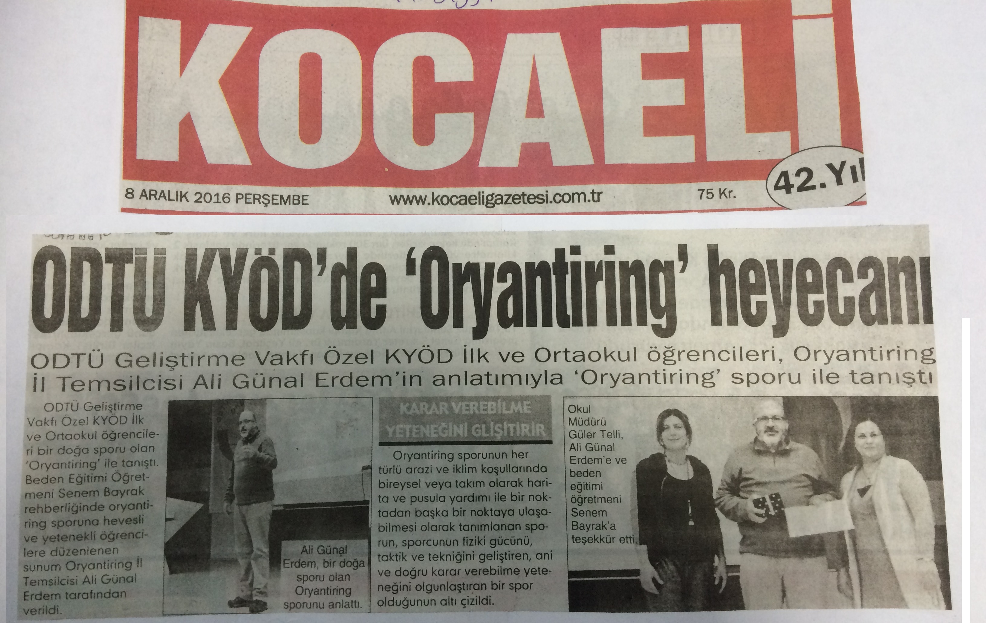 , ODTÜ KYÖD&#8217;de Oryantring Heyecanı&#8230;