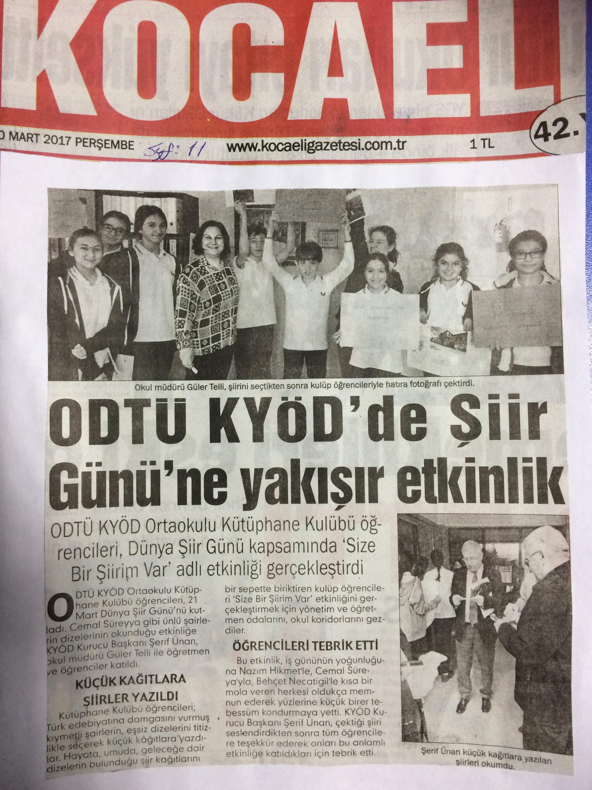 , ODTÜ KYÖD&#8217;de Dünya Şiir Günü&#8230;