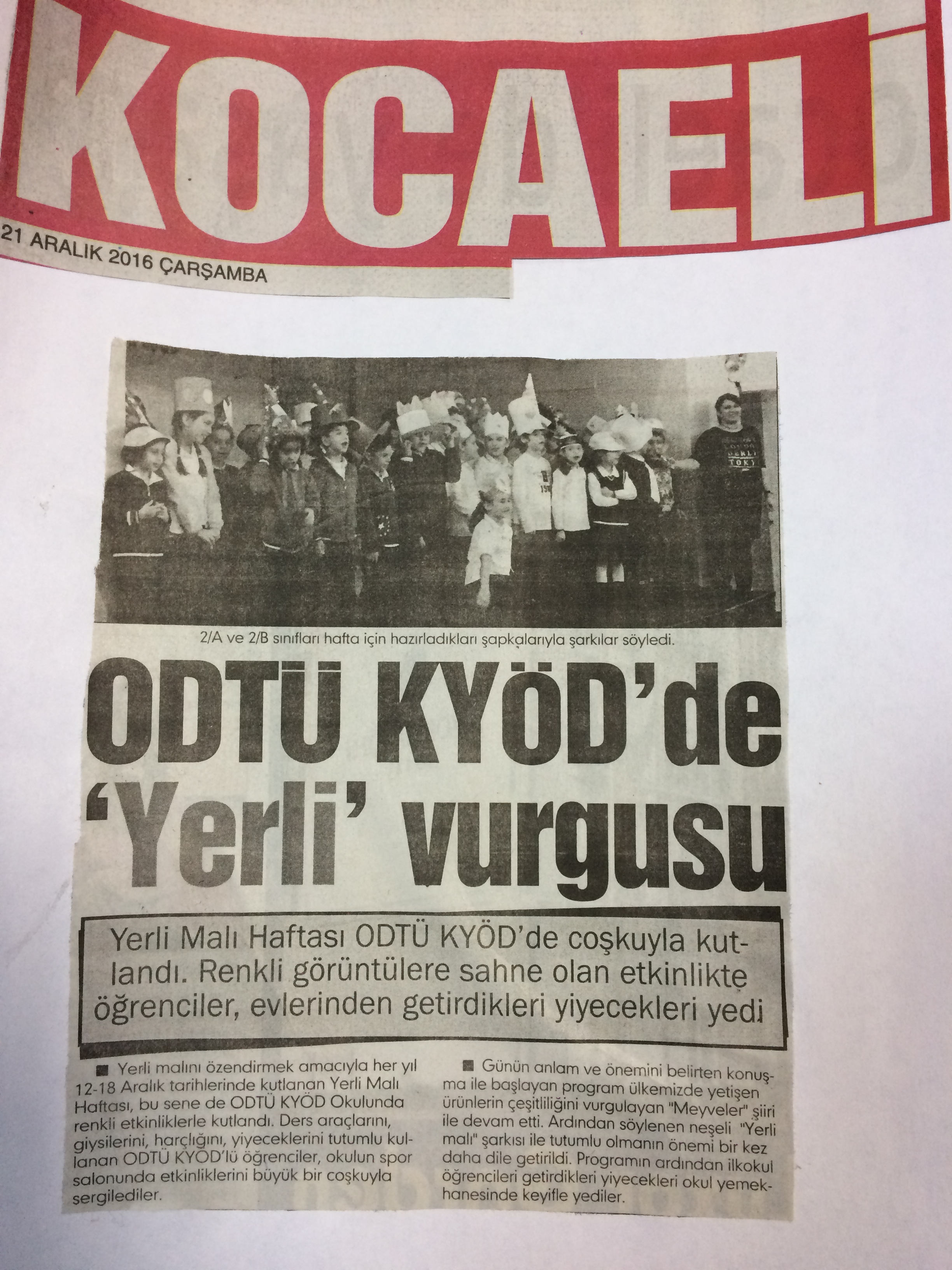 , ODTÜ KYÖD&#8217;de Yerli Malı&#8230;