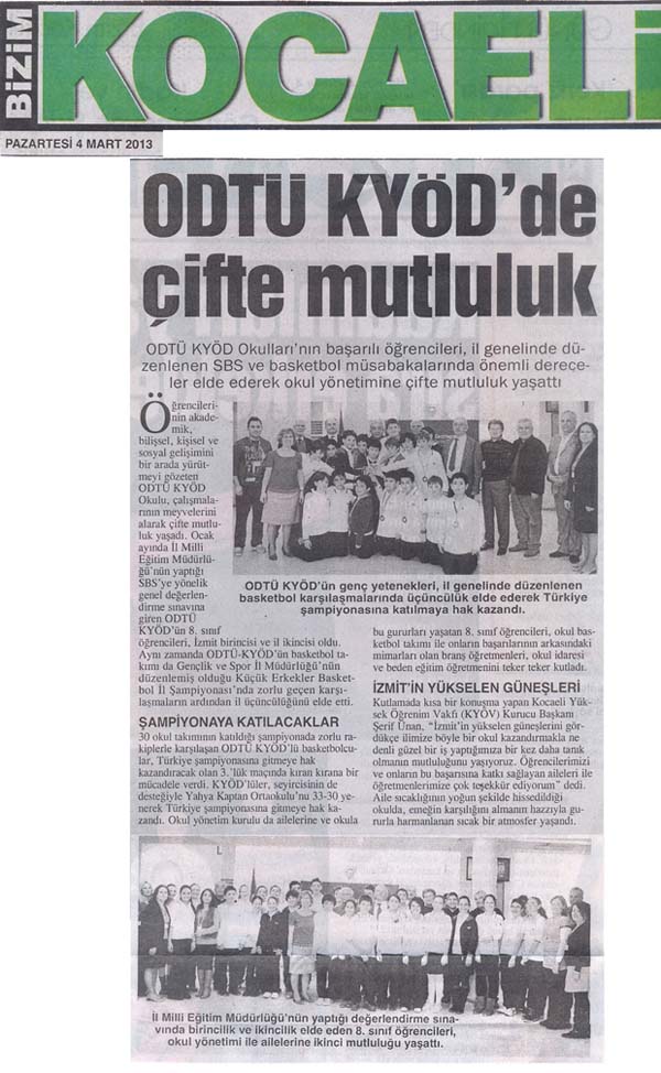 , ODTÜ KYÖD&#8217;de çifte mutluluk&#8230;