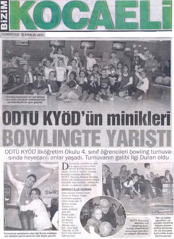 , ODTÜ KYÖD&#8217;ün minikleri Bowlingte yarıştı&#8230;