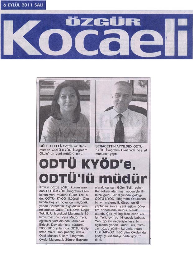 , ODTÜ-KYÖD&#8217;e ODTÜ&#8217;lü Müdür&#8230;