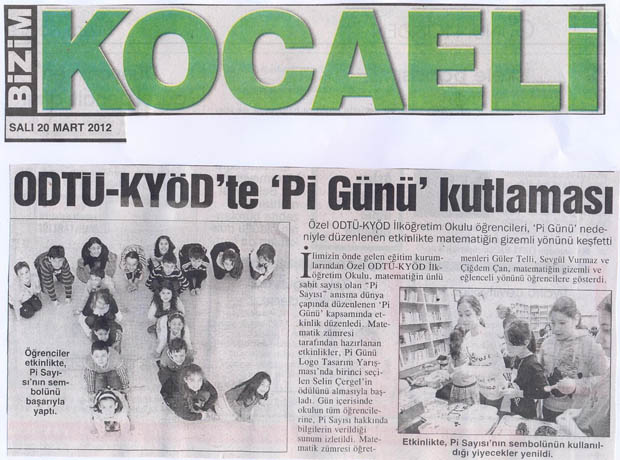 , ODTÜ KYÖD&#8217;de Pi Günü kutlaması&#8230;