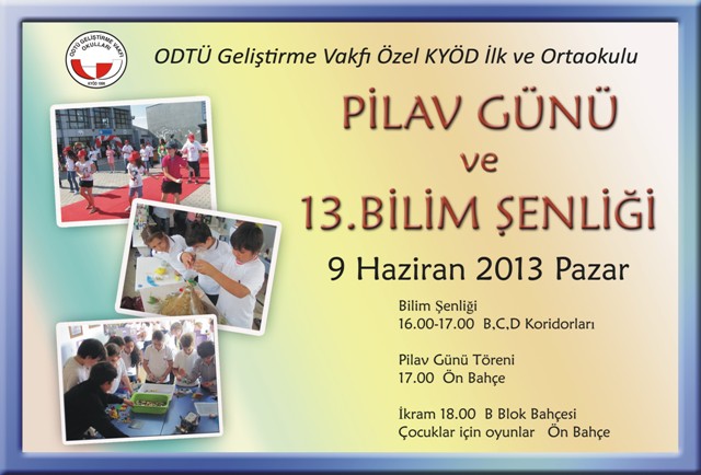 , Pilav Günü &#038; 13.Bilim Şenliği