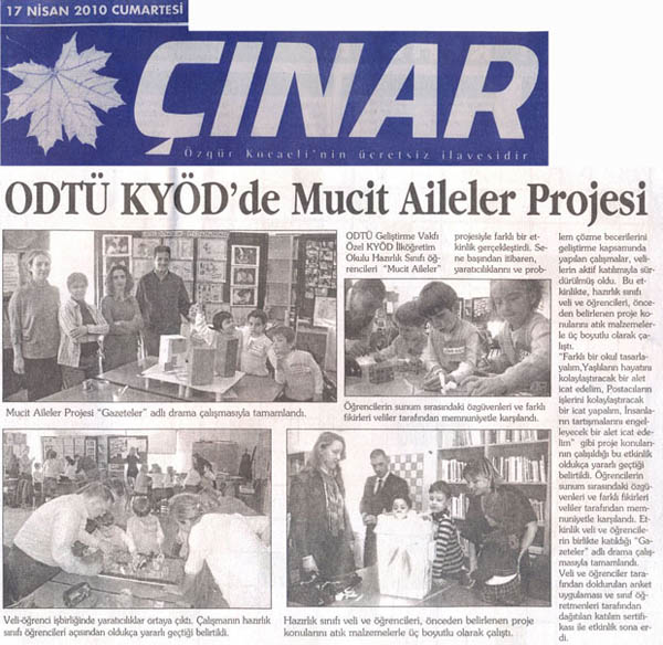 , ODTÜ KYÖD&#8217;de Mucit Aileler Projesi&#8230;