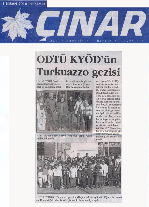 , ODTÜ KYÖD&#8217;ün Turkuazzo Gezisi&#8230;