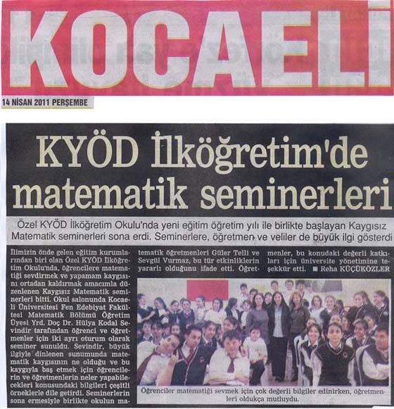 , KYÖD İlköğretim&#8217;de matematik semineri&#8230;