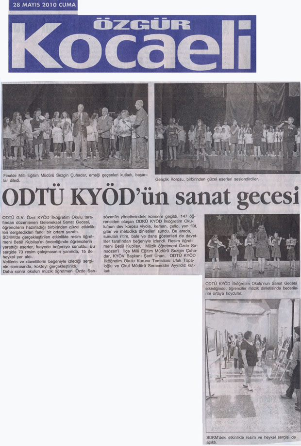 , ODTÜ KYÖD&#8217;ün Sanat Gecesi&#8230;