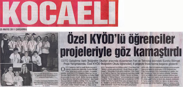 , Özel KYÖD&#8217;lü öğrenciler projeleriyle göz kamaştırdı&#8230;