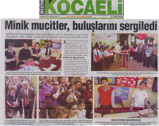 , MİNİK MUCİTLER, BULUŞLARINI SERGİLEDİ