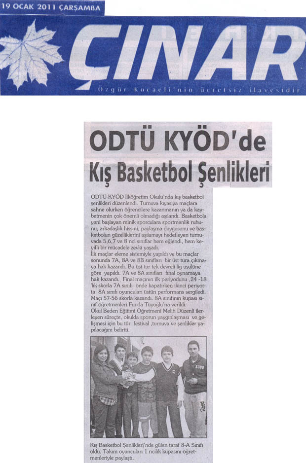 , ODTÜ-KYÖD&#8217;de Kış Basketbol Şenlikleri&#8230;