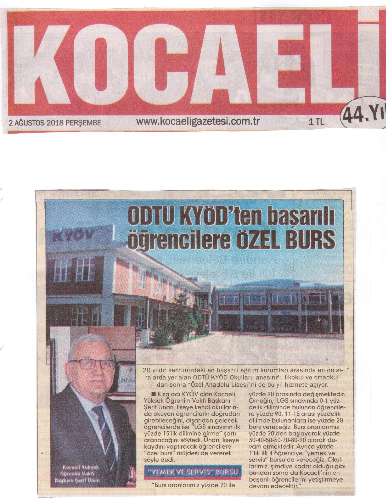 , ODTÜ KYÖD&#8217;ten Başarılı Öğrencilere Özel Burs