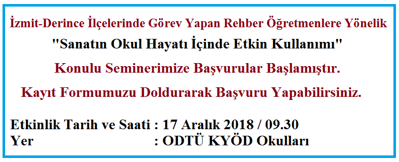 , Rehber Öğretmenlere Yönelik Atölye Çalışmaları&#8230;