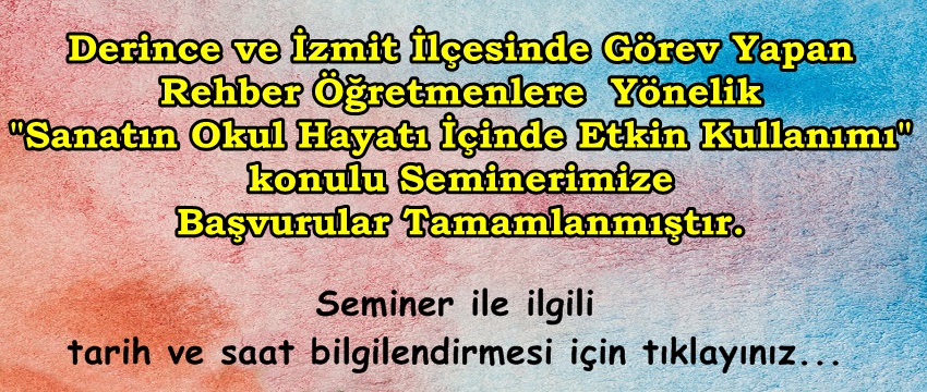 , Rehber Öğretmenlere Yönelik Seminerimiz&#8230;