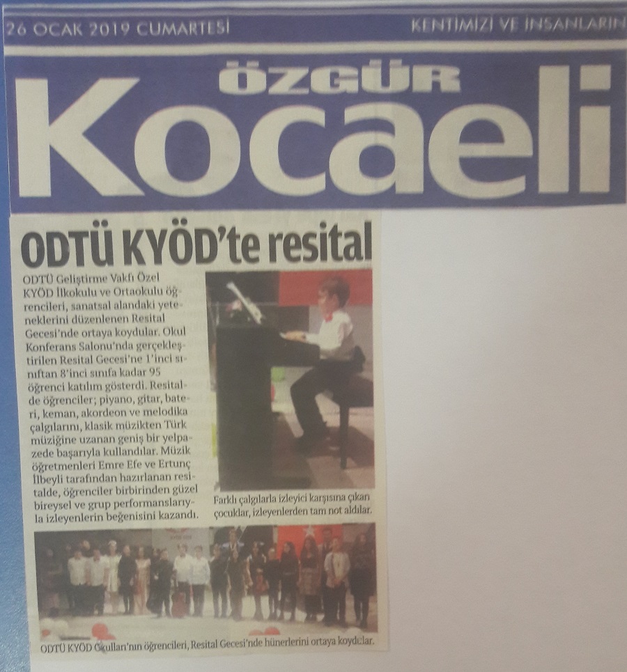 , ODTÜ KYÖD Resital Gecesi&#8230;