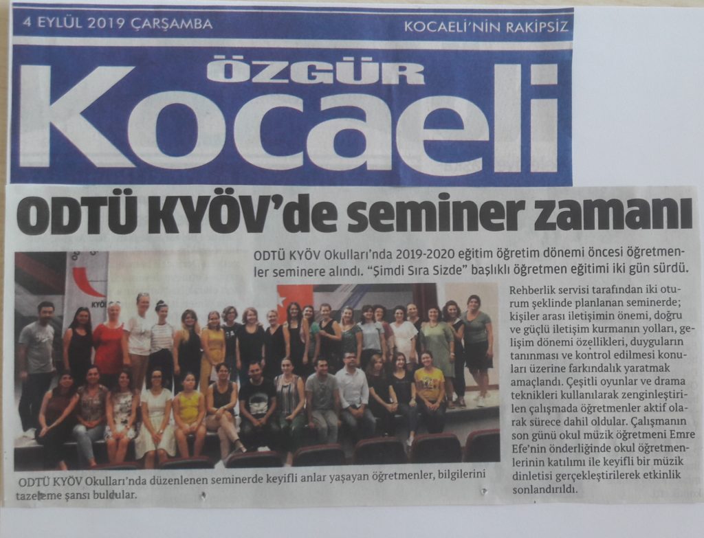 , ODTÜ KYÖV&#8217;de Seminer Zamanı&#8230;