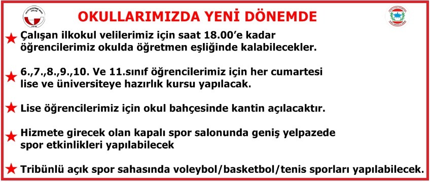 , Okullarımızda Yeni Dönemde-2