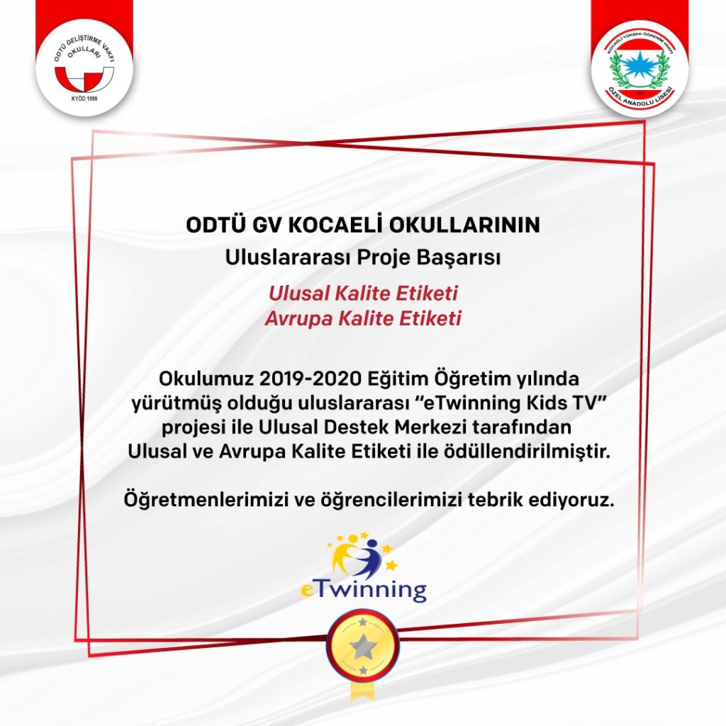 , e-Twinning Başarısı&#8230;