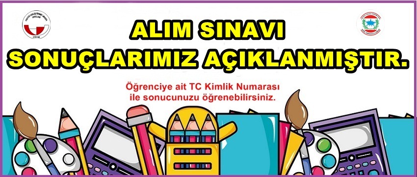 , Aday Öğrenci Sonuçları Açıklanmıştır