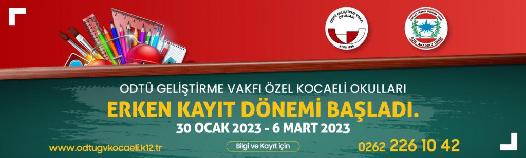 , Erken Kayıt Dönemimiz Başladı&#8230;