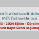 , 2023 LGS sonuçlarına göre 9. sınıf kayıt sürecimiz başlamıştır.