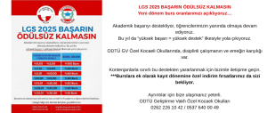LGS 2025 Başarın Ödülsüz Kalmasın...