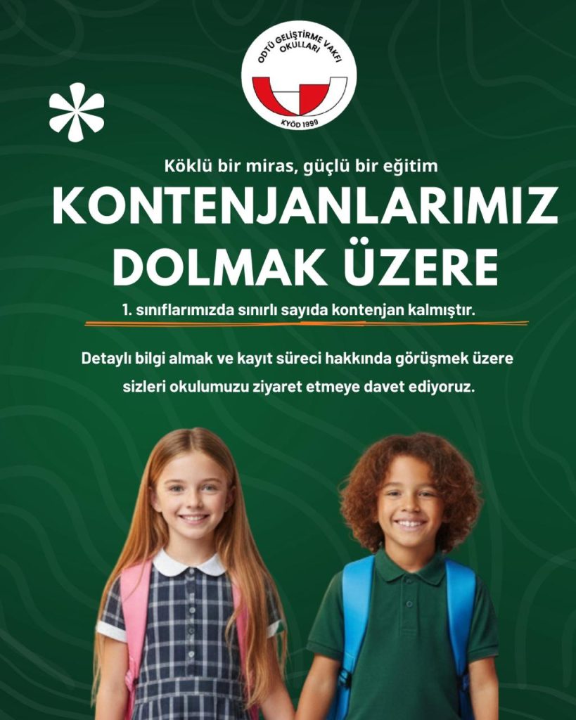 , 2026-2027 Eğitim &Ouml;ğretim yılı Kayıtlarımız Devam Etmektedir…