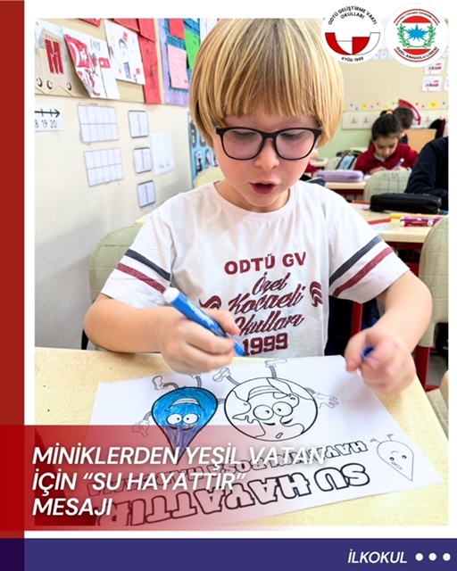 , Miniklerden “Su Hayattır” Mesajı…