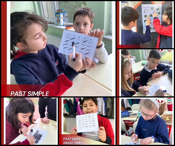 , 3. Sınıflarda Past Simple Bingo Etkinliği…