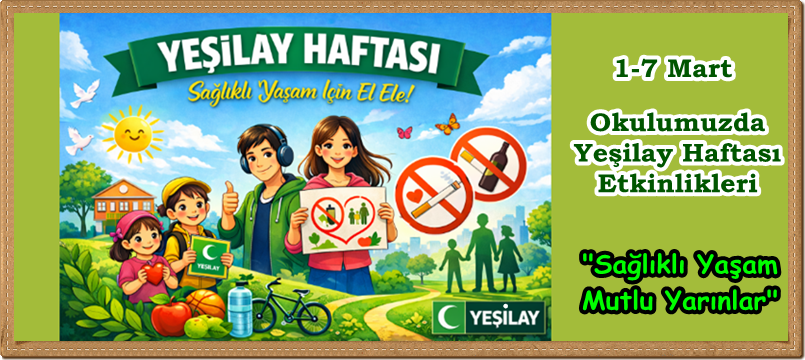 , Yeşilay Haftası&rsquo;nda Sağlıklı Yaşam Farkındalığı…